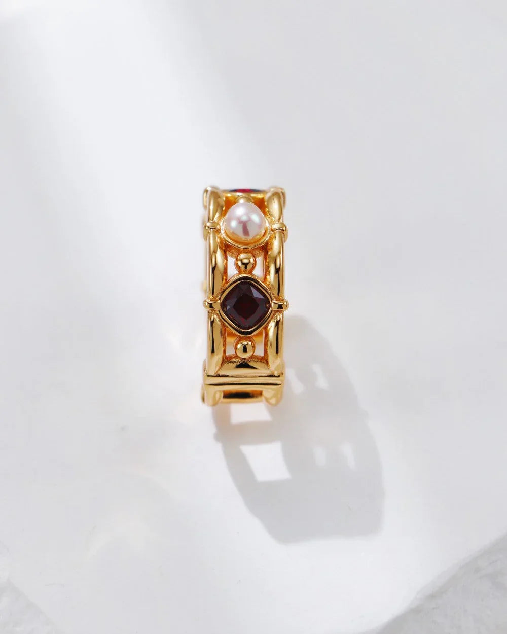 スカーレットパールフレイムリング