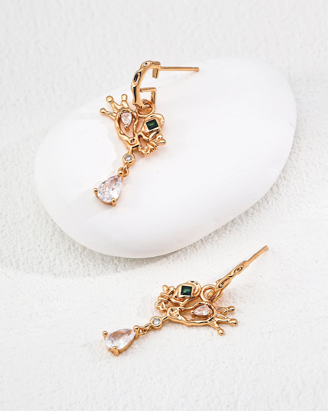 Crown of the Metal Joker Earrings