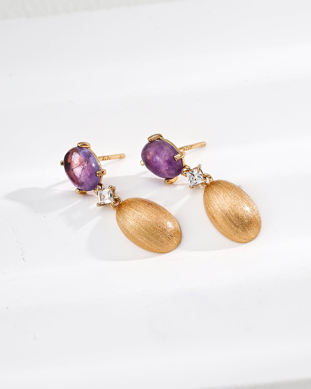 Vintage Amethyst Earrings