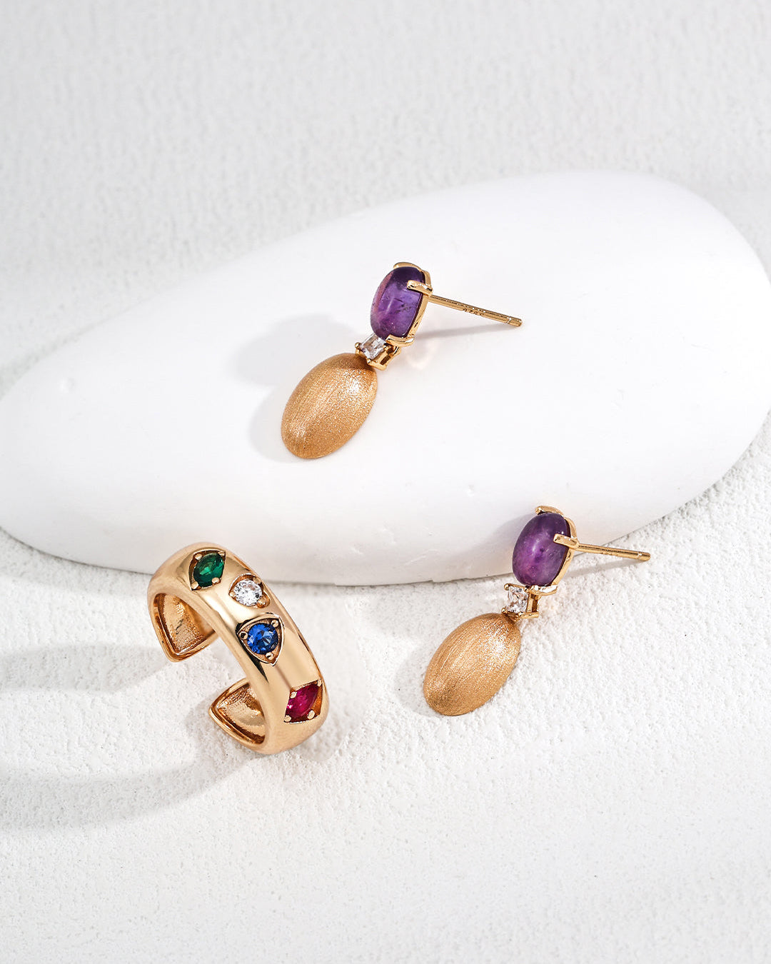 Vintage Amethyst Earrings