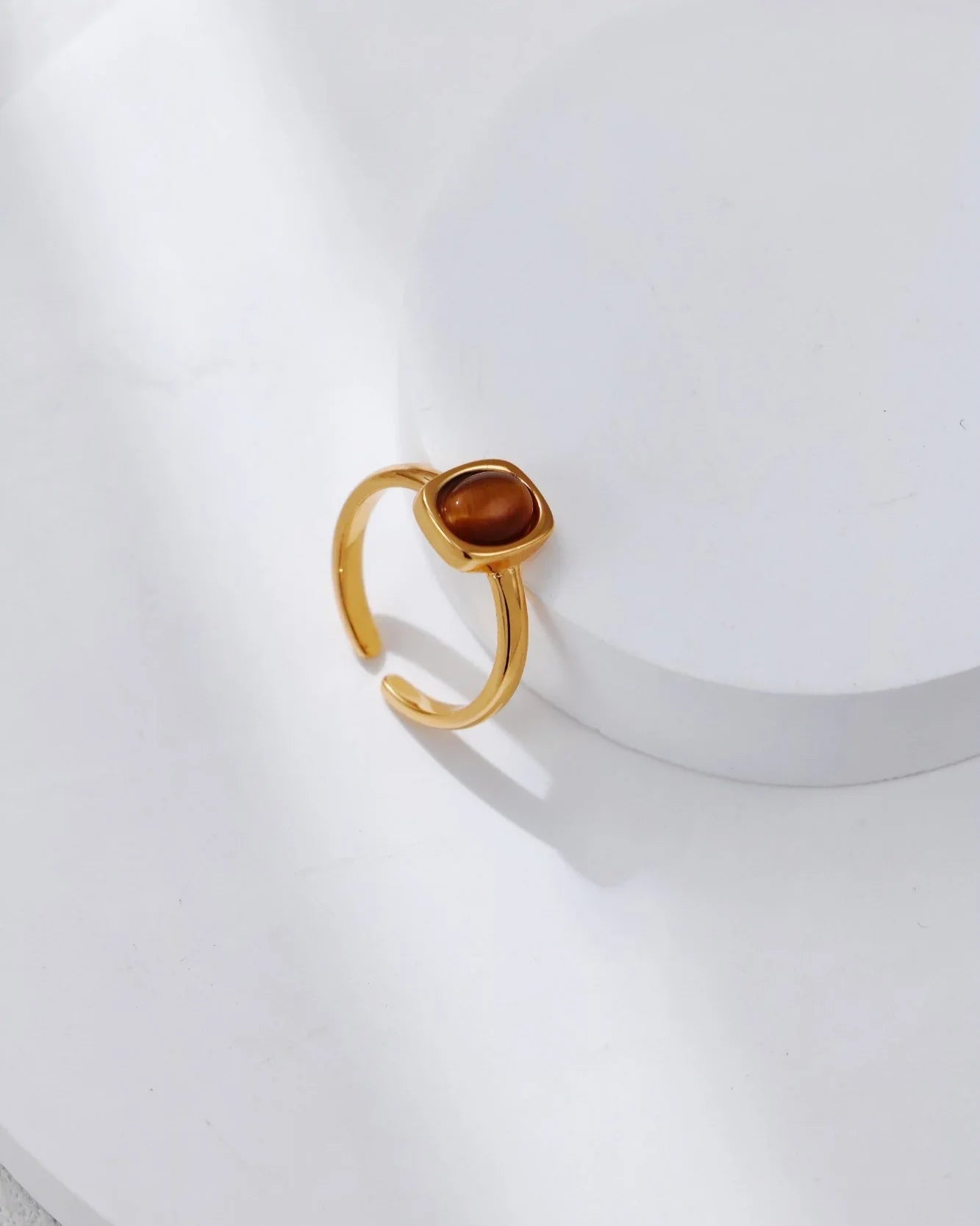 土星タイガーアイリング