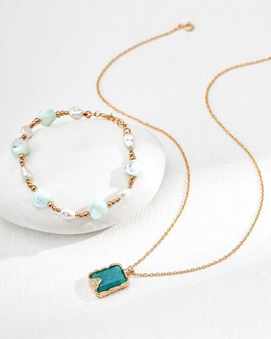 ブルーアベンチュリン インサイトブレスレット