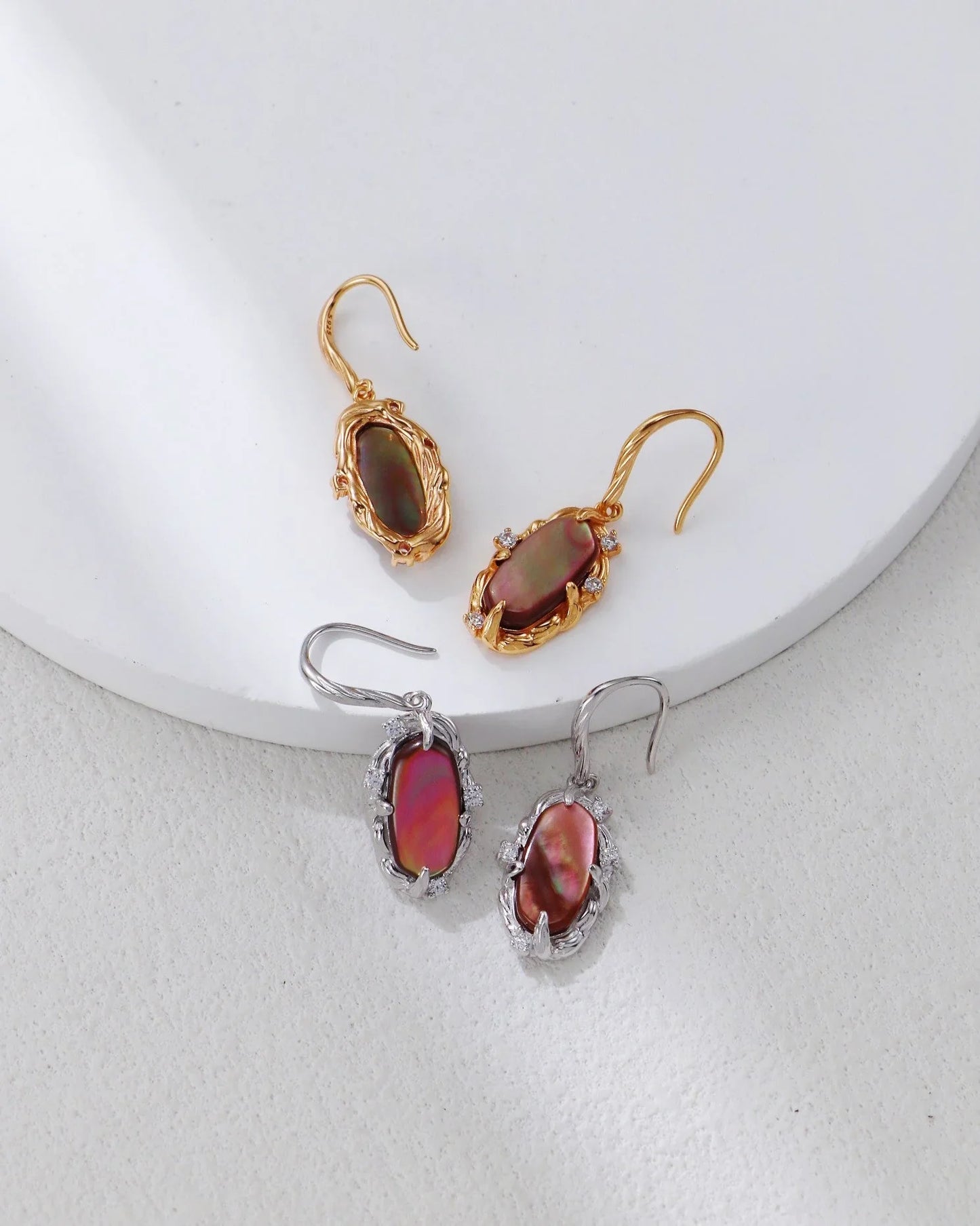 アークティックシェルイヤリング